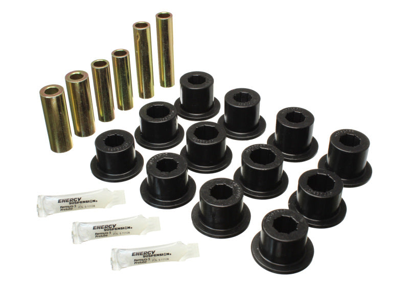 Energy Suspension 07-21 Toyota Tundra Leaf Spring Bushing Set - Black Energy Suspension Bushing Kits AXOPROS