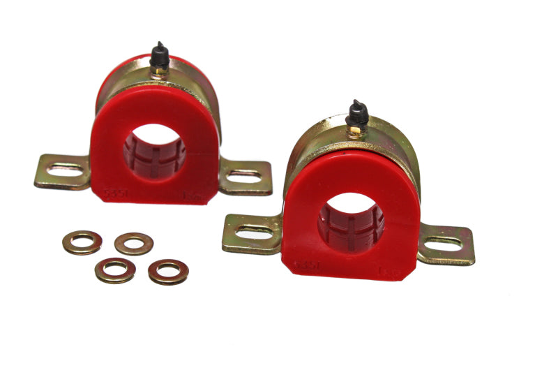 Energy Suspension 1-7/16in Swaybar Bushing Set - Red Energy Suspension Bushing Kits AXOPROS