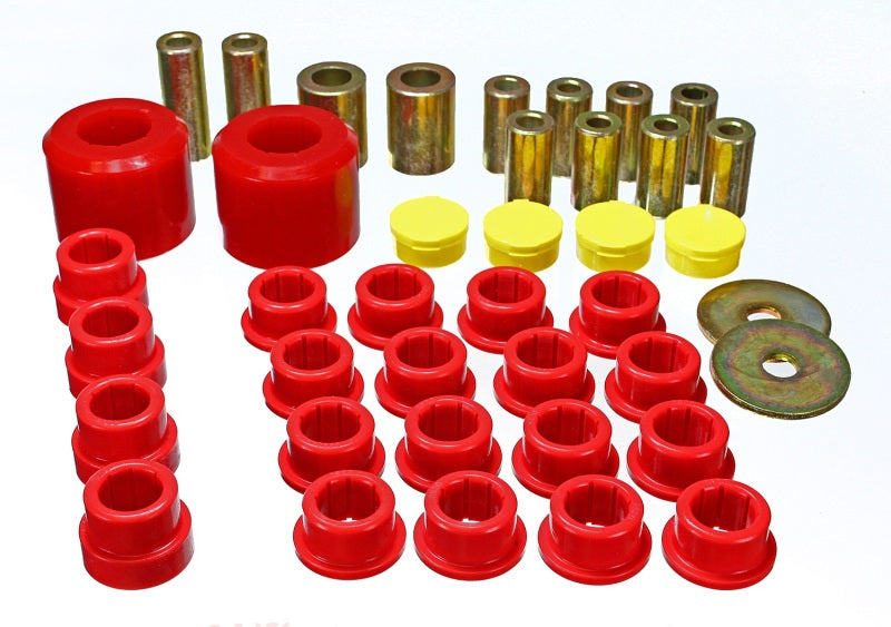 Energy Suspension 10 Chevy Camaro Red Rear End Control Arm Bushing Set Energy Suspension Bushing Kits AXOPROS