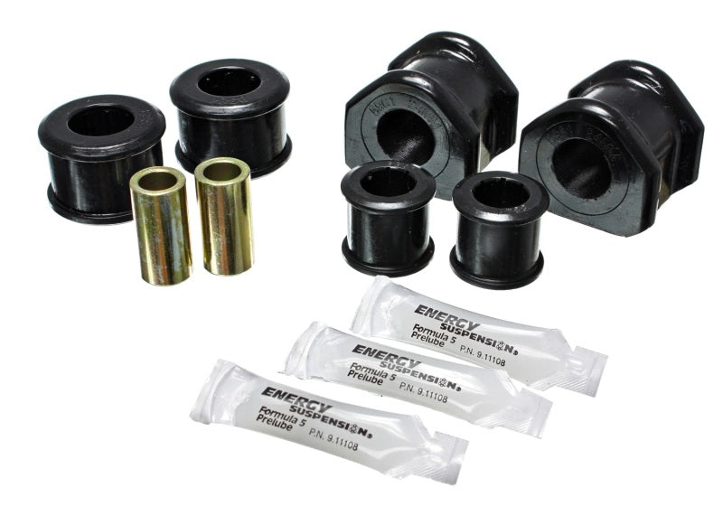 Energy Suspension 11-13 Ford Mustang Black 24mm Rear Sway Bar Bushings Energy Suspension Bushing Kits AXOPROS