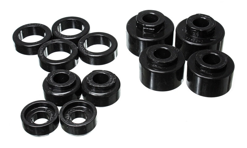 Energy Suspension 2005-07 Ford F-250/F-350 SD 2/4WD Reg Cab Body Mount Set - Black Energy Suspension Bushing Kits AXOPROS