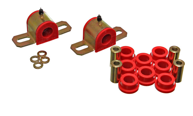 Energy Suspension 22Mm Swaybar Bushing Set - Red Energy Suspension Bushing Kits AXOPROS