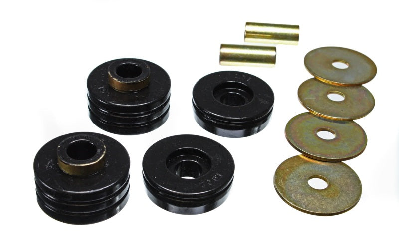 Energy Suspension 66-77 Ford Bronco 4WD Black Transmission Mount Set Energy Suspension Bushing Kits AXOPROS