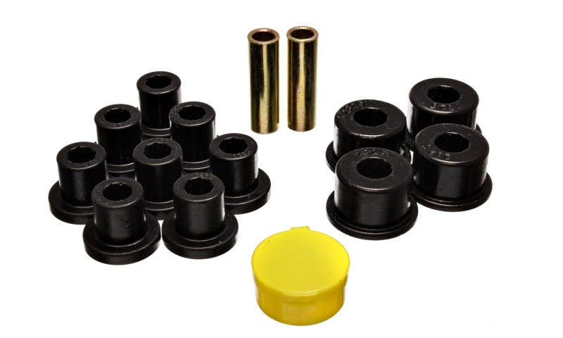 Energy Suspension 6/74-80 MG MGB Black Rear Leaf Spring Bushing Set Energy Suspension Bushing Kits AXOPROS