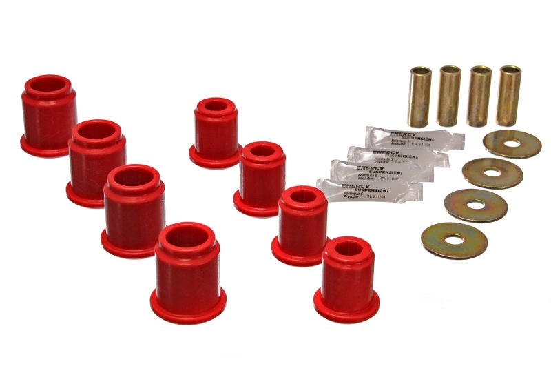 Energy Suspension 6/95-04 Toyota Pick Up 4W (Exc T-100/Tundra) Red Front Control Arm Bushing Set Energy Suspension Bushing Kits AXOPROS