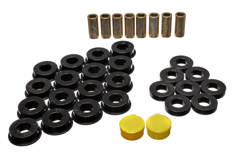 Energy Suspension 79-85 Mazda RX7 Black Rear Control Arm Bushing Set Energy Suspension Bushing Kits AXOPROS