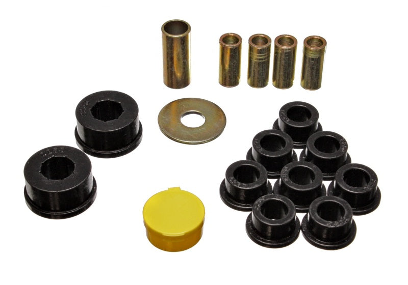 Energy Suspension 79-85 Mazda RX7 Black Rear Watts Link Set Energy Suspension Bushing Kits AXOPROS