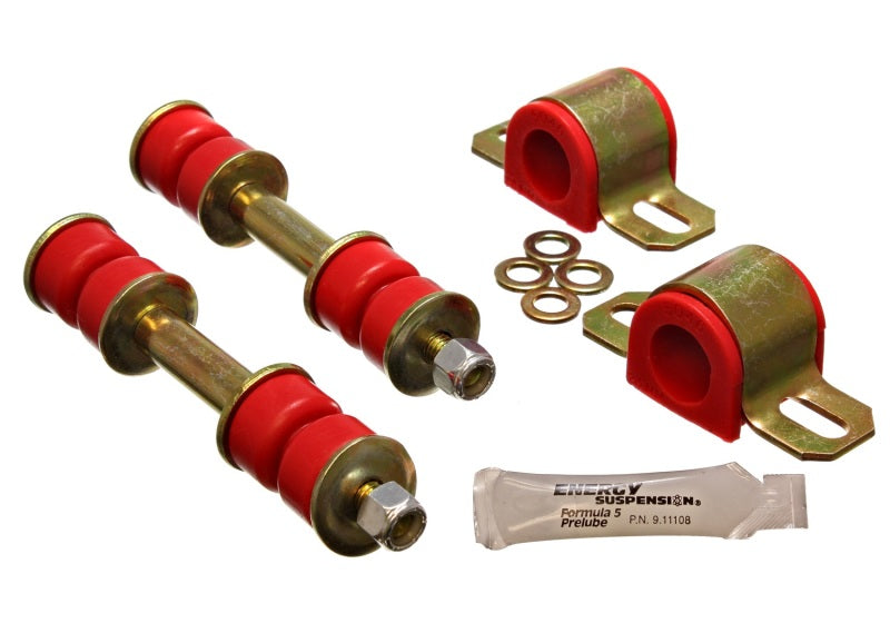 Energy Suspension 79-94 Toyota Pickup 2WD (Exc T-100/Tundra) Red 25mm Front Sway Bar Bushing Set Energy Suspension Bushing Kits AXOPROS