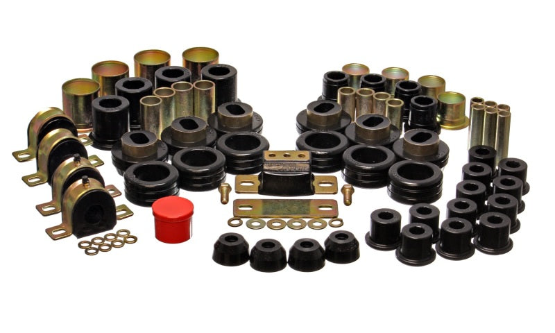 Energy Suspension 81-87 Chevy/GMC 2WD 1/2 Ton PickUp Black Hyper-flex Master Bushing Set Energy Suspension Bushings - Full Vehicle Kits AXOPROS