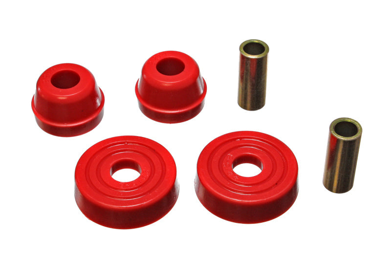 Energy Suspension 83-04 Ford Mustang SVO Red McPherson Strut Tower Bushing Set Energy Suspension Bushing Kits AXOPROS
