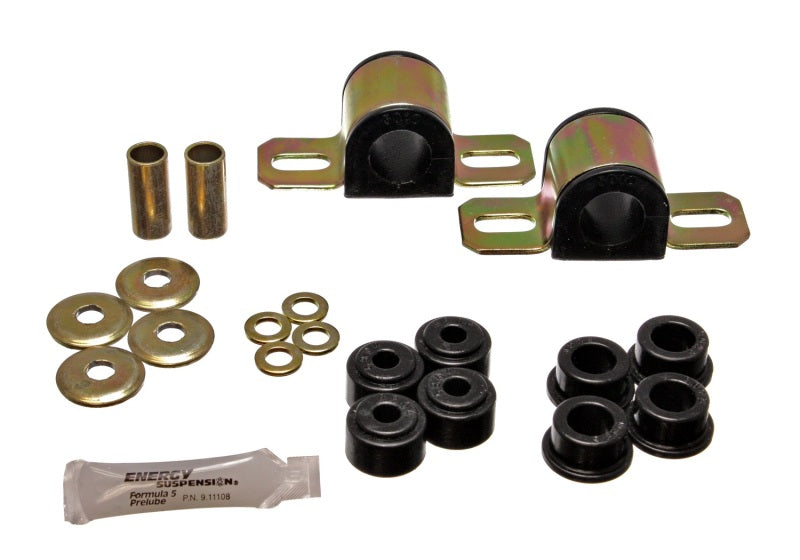 Energy Suspension 84-01 Jeep Cherokee Black Frt 25mm Sway Bar Bushing Set w/End Link Bushings Energy Suspension Bushing Kits AXOPROS