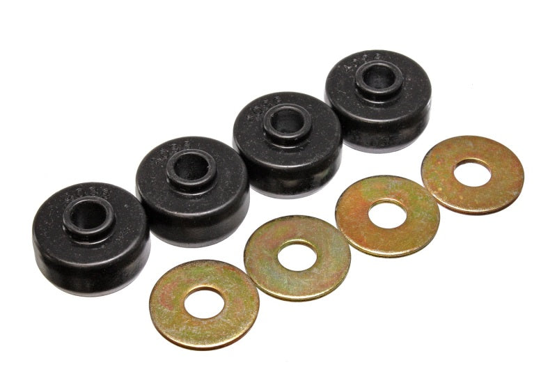Energy Suspension 84-96 Chevy Corvette Black Spring Cushions for Rear Leaf Spring Bushing Set Energy Suspension Bushing Kits AXOPROS