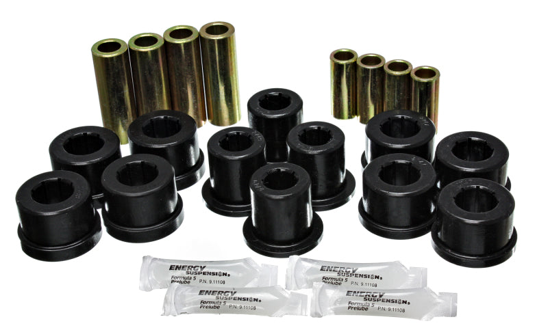 Energy Suspension 87-92 Toyota Supra Black Front Control Arm Bushing Set Energy Suspension Bushing Kits AXOPROS
