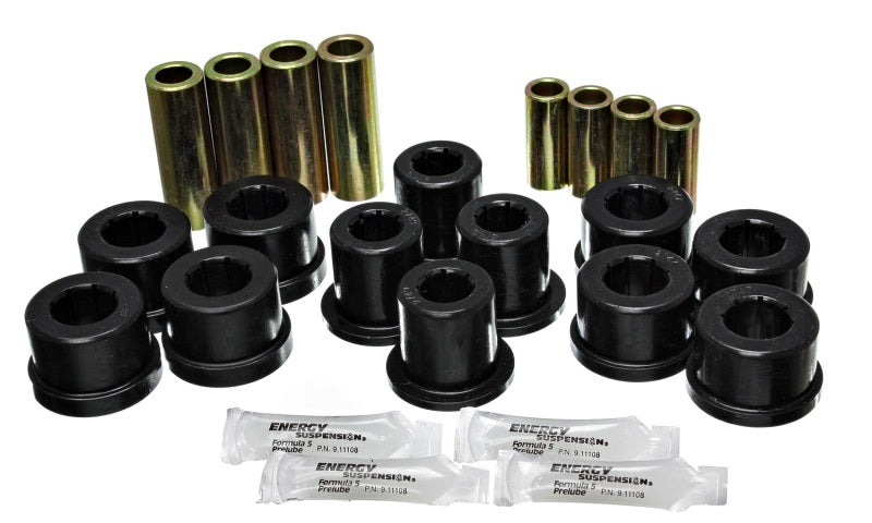 Energy Suspension 87-92 Toyota Supra Black Front Control Arm Bushing Set Energy Suspension Bushing Kits AXOPROS