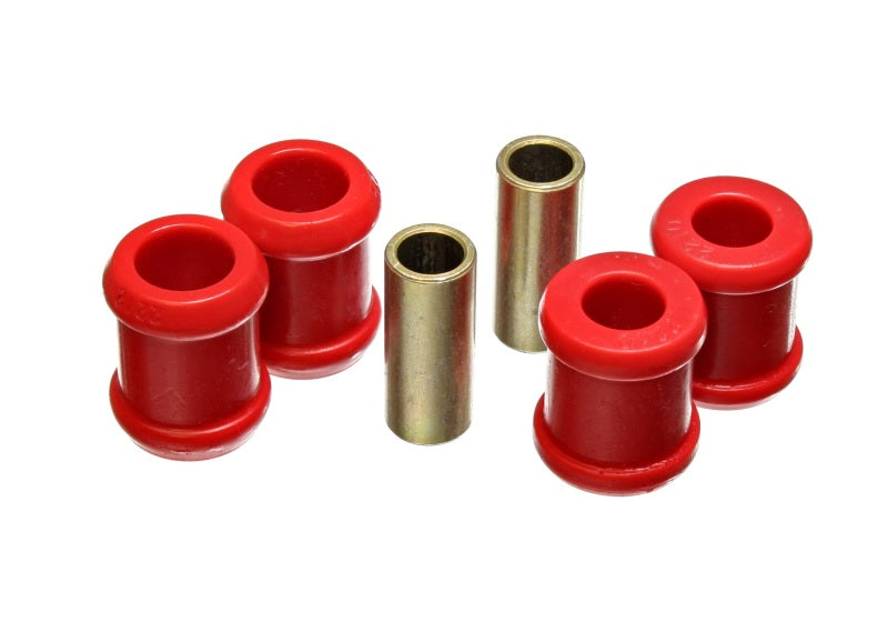 Energy Suspension 88-98 GM Silverado 1/2 Ton C-10/C1500 P/U 2WD Red Rear Shock Bushing Set Energy Suspension Bushing Kits AXOPROS