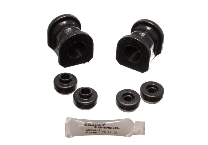 Energy Suspension 89-94 Nissan 240SX (S13) Black 25mm Front Sway Bar Bushing Set Energy Suspension Bushing Kits AXOPROS