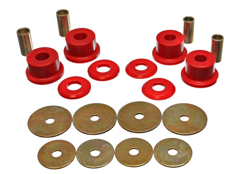Energy Suspension 90-94 Mitsubishi Eclipse AWD Red Sub-Frame Bushing Set Energy Suspension Bushing Kits AXOPROS