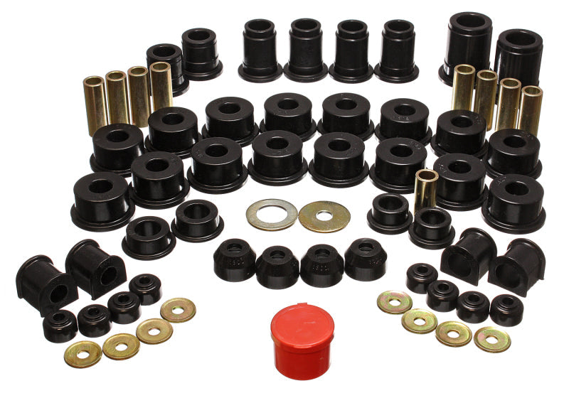 Energy Suspension 90-95 Toyota 4 Runner 2WD/4WD Black Hyper-Flex Master Bushing Set Energy Suspension Bushings - Full Vehicle Kits AXOPROS