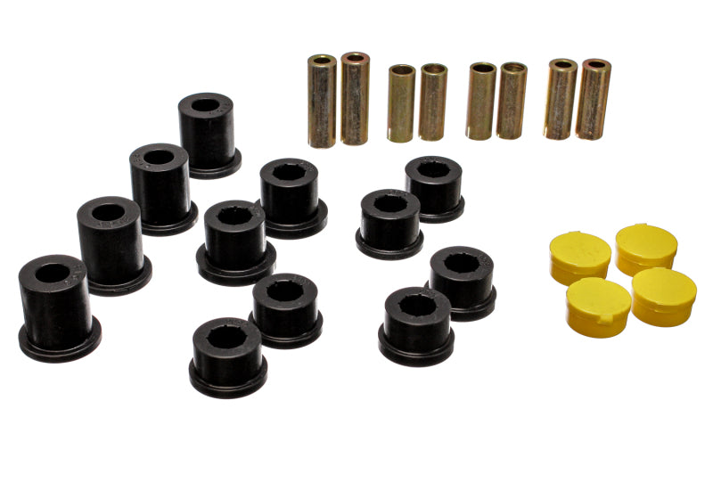 Energy Suspension 90-97 Mazda Miata Black Front Control Arm Bushing Set Energy Suspension Bushing Kits AXOPROS