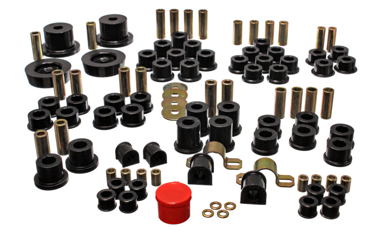 Energy Suspension 90-97 Mazda Miata Black Hyper-Flex Master Bushing Set Energy Suspension Bushings - Full Vehicle Kits AXOPROS
