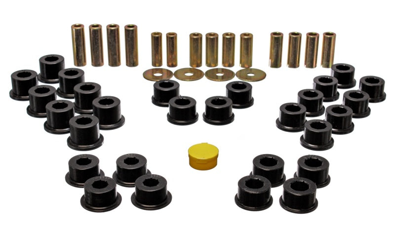 Energy Suspension 90-97 Mazda Miata Black Rear Control Arm Bushing Set Energy Suspension Bushing Kits AXOPROS