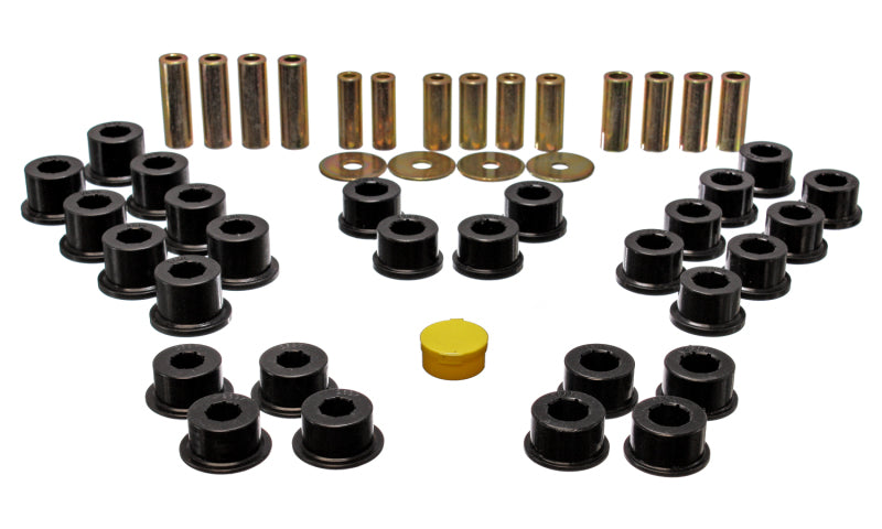 Energy Suspension 90-97 Mazda Miata Black Rear Control Arm Bushing Set Energy Suspension Bushing Kits AXOPROS