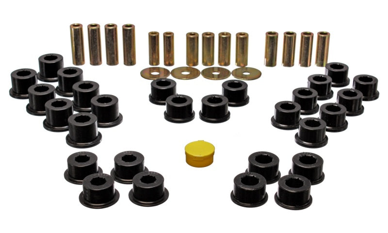 Energy Suspension 90-97 Mazda Miata Black Rear Control Arm Bushing Set Energy Suspension Bushing Kits AXOPROS