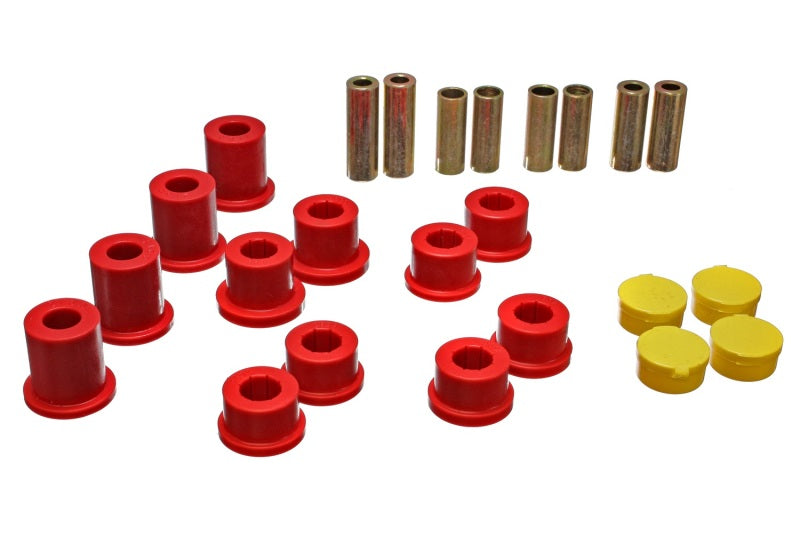 Energy Suspension 90-97 Mazda Miata Red Front Control Arm Bushing Set Energy Suspension Bushing Kits AXOPROS