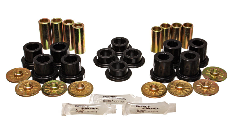 Energy Suspension 92-02 Dodge Viper Black Front Control Arm Bushing Set Energy Suspension Bushing Kits AXOPROS