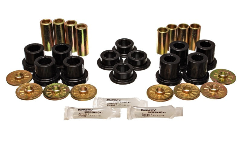 Energy Suspension 92-02 Dodge Viper Black Front Control Arm Bushing Set Energy Suspension Bushing Kits AXOPROS