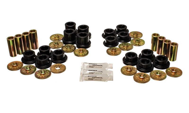 Energy Suspension 92-02 Dodge Viper Black Rear Control Arm Bushing Set Energy Suspension Bushing Kits AXOPROS