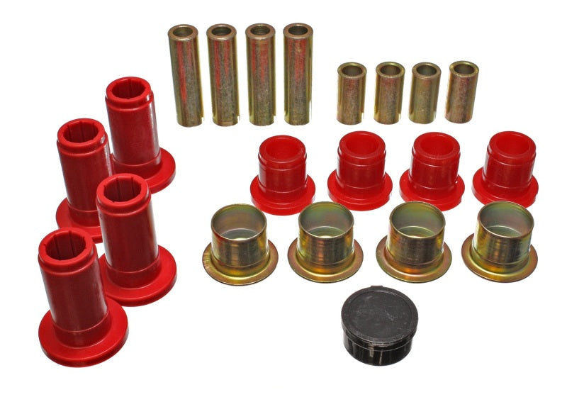Energy Suspension 94-01 Ram 1500 / 94-02 Ram 2500/3500 2WD Red Front Control Arm Bushing Set Energy Suspension Bushing Kits AXOPROS