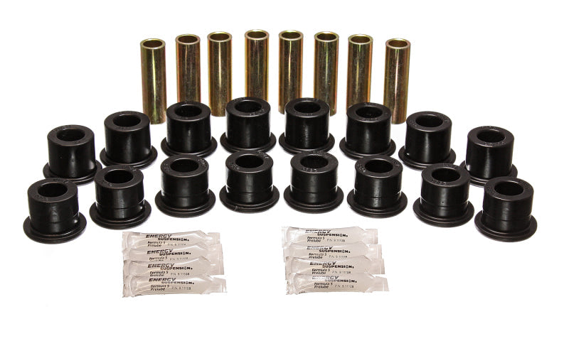 Energy Suspension 94-06 Hummer H1 Black Front & Rear End Control Arm Bushing Set Energy Suspension Bushing Kits AXOPROS
