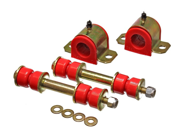 Energy Suspension 95-00 Toyota Pickup 2WD (Exc T-100/Tundra) Red 25mm Front Sway Bar Bushing Set Energy Suspension Bushing Kits AXOPROS