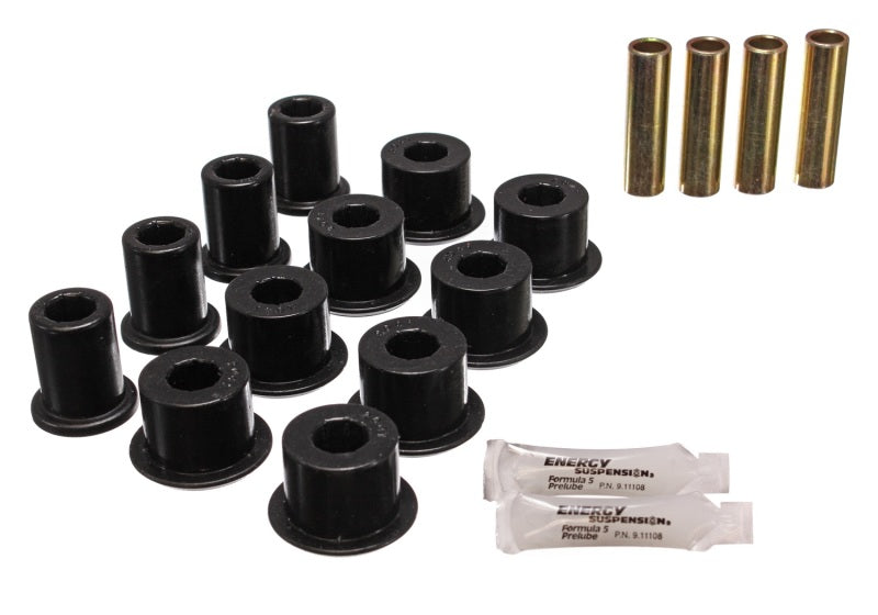Energy Suspension 95-97 Toyota Tacoma / 89 4Runner / 89-95 Pick Up Black Rear Leaf Spring Shackle Bu Energy Suspension Bushing Kits AXOPROS