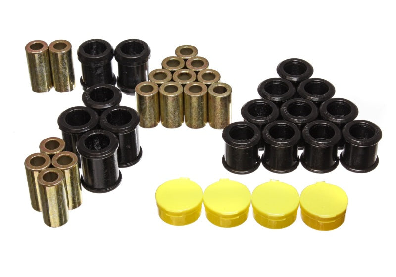 Energy Suspension 95-98 Nissan 240SX (S14) Black Rear Control Arm Bushing Set (Must reuse existing o Energy Suspension Bushing Kits AXOPROS