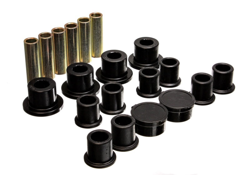 Energy Suspension 98-11 Ford Ranger Black Rear Leaf Spring Bushing Set Energy Suspension Bushing Kits AXOPROS