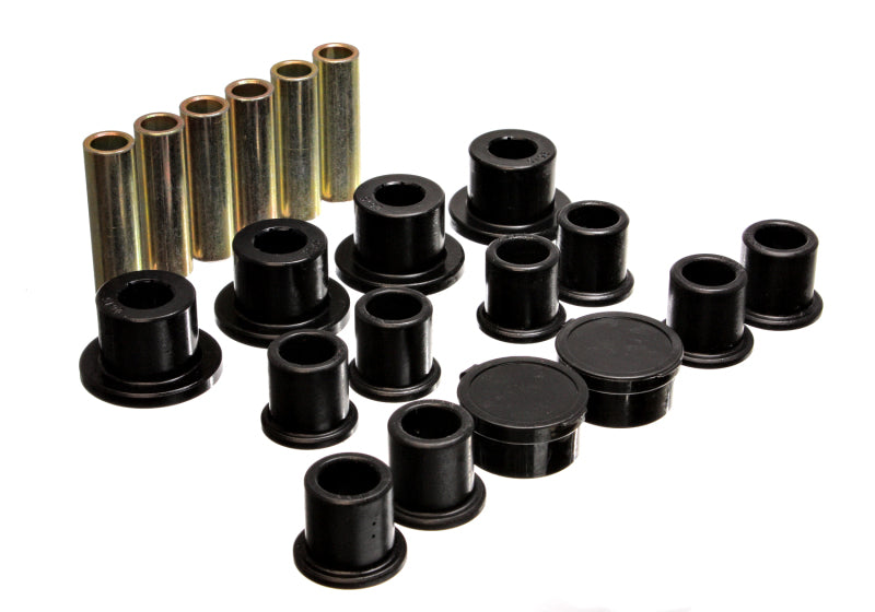 Energy Suspension 98-11 Ford Ranger Black Rear Leaf Spring Bushing Set Energy Suspension Bushing Kits AXOPROS