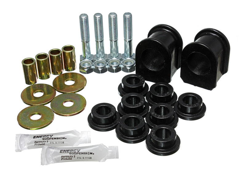 Energy Suspension 99-04 Ford F250 SD/350 4WD Black Front 1-1/4in Sway Bar Bushing Set Energy Suspension Bushing Kits AXOPROS