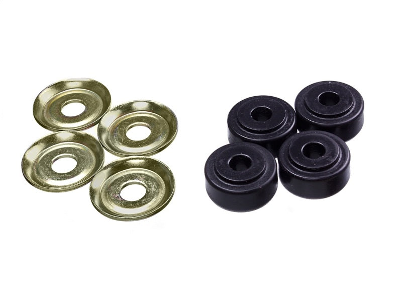 Energy Suspension Black Shock Tower Bushing Set 7/8in Nipple 3/8in ID 1-1/4in OD Energy Suspension Bushing Kits AXOPROS
