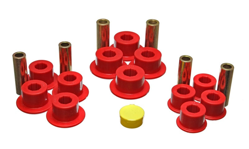 Energy Suspension Chevy Rear Leaf Spring Set - Red Energy Suspension Bushing Kits AXOPROS