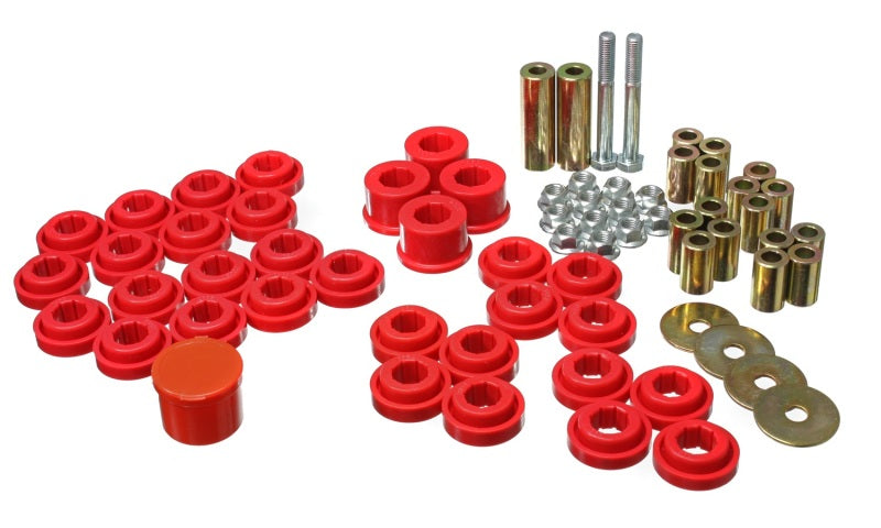 Energy Suspension Chrysler/Dodge Red Rear End Control Arm Bushing Set Energy Suspension Bushing Kits AXOPROS
