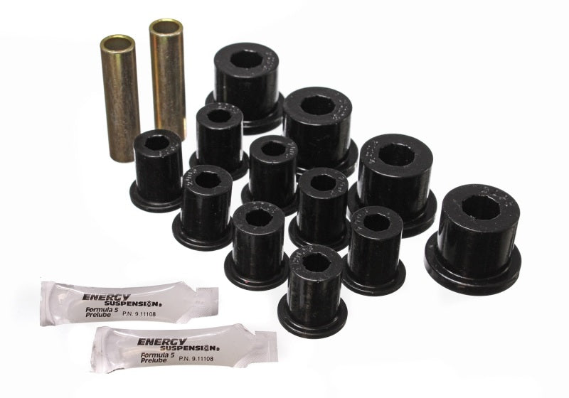 Energy Suspension Cj Rr Sprg Bush - Black Energy Suspension Bushing Kits AXOPROS