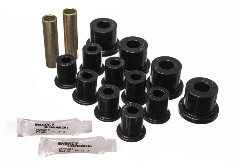 Energy Suspension Cj Rr Sprg Bush - Black Energy Suspension Bushing Kits AXOPROS
