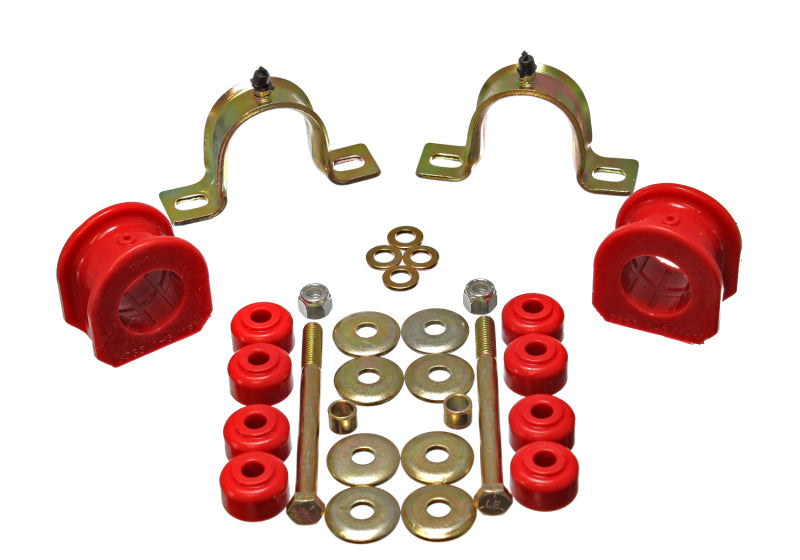 Energy Suspension Gm 4Wd Front Swaybar - 28Mm - Red Energy Suspension Bushing Kits AXOPROS