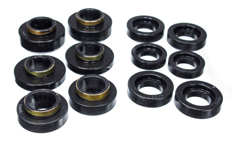Energy Suspension GM Black Body to Frame Mount and Radiator Support Bushing Set Energy Suspension Bushing Kits AXOPROS