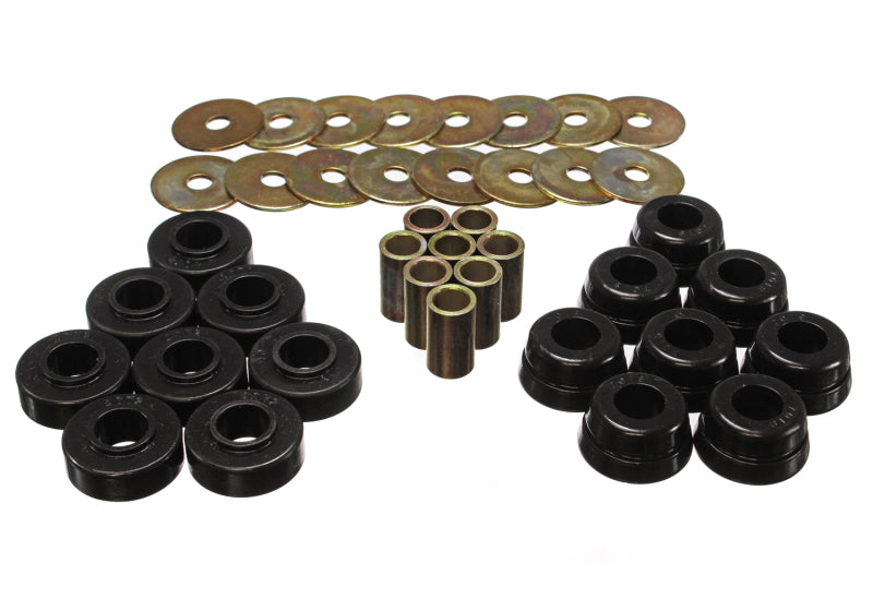 Energy Suspension Gm Body Mount Set W/Hardware - Black Energy Suspension Bushing Kits AXOPROS