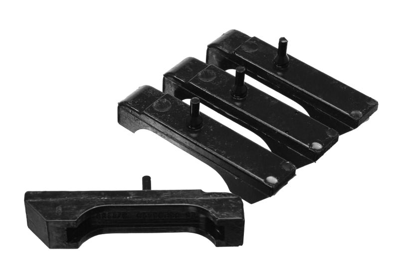 Energy Suspension GM SBC Black Radiator Isolator Pad Set - 3 Row Energy Suspension Bushing Kits AXOPROS