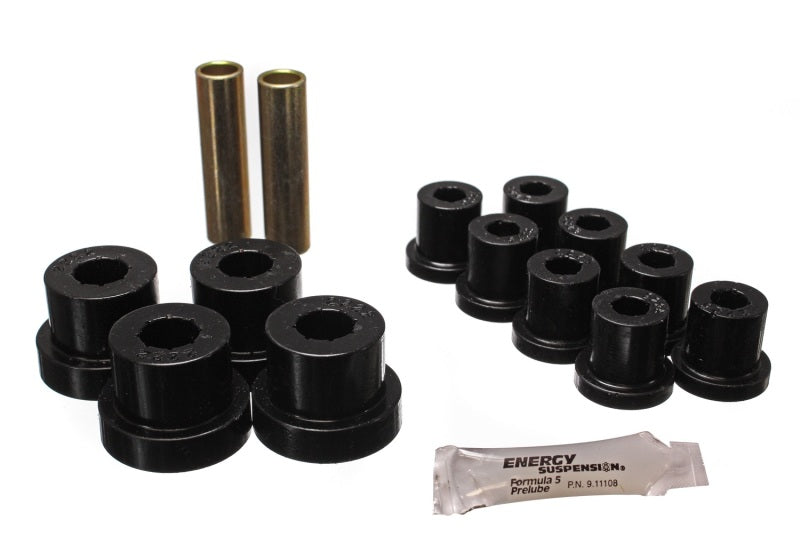 Energy Suspension Jeep Spring Bushing Set - Black Energy Suspension Bushing Kits AXOPROS