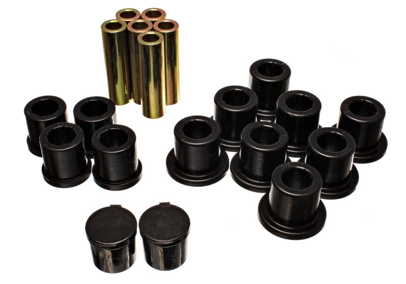 Energy Suspension Rear Spring Bushing Set - Black Energy Suspension Bushing Kits AXOPROS